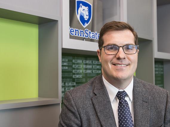 Reuben Kraft, assistant professor of mechanical and biomedical engineering and co-hire with the Penn State Institute of CyberScience.