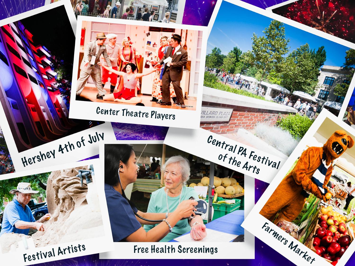 Summer Events Collage