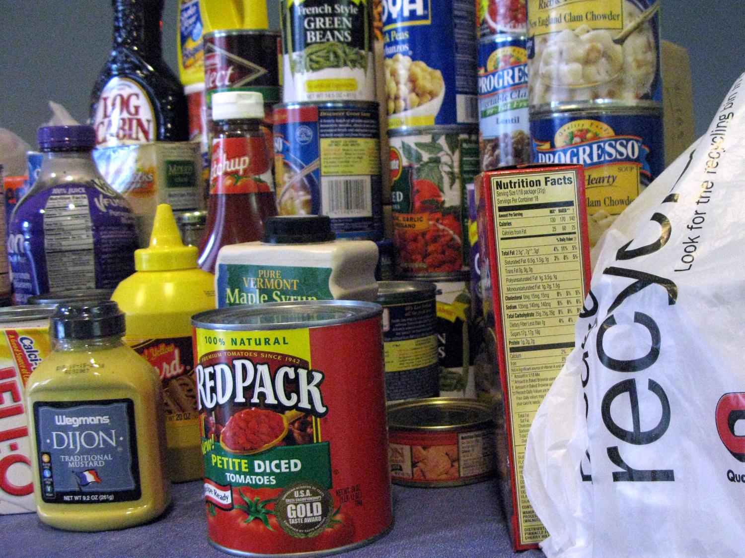 food bank items