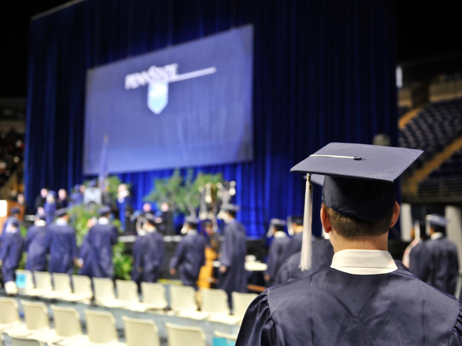 Photo of Penn State commencement