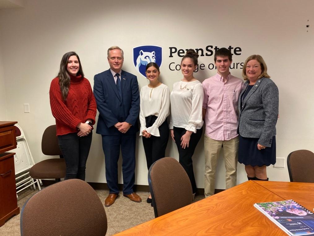 Rep. Keller and College of Nursing students