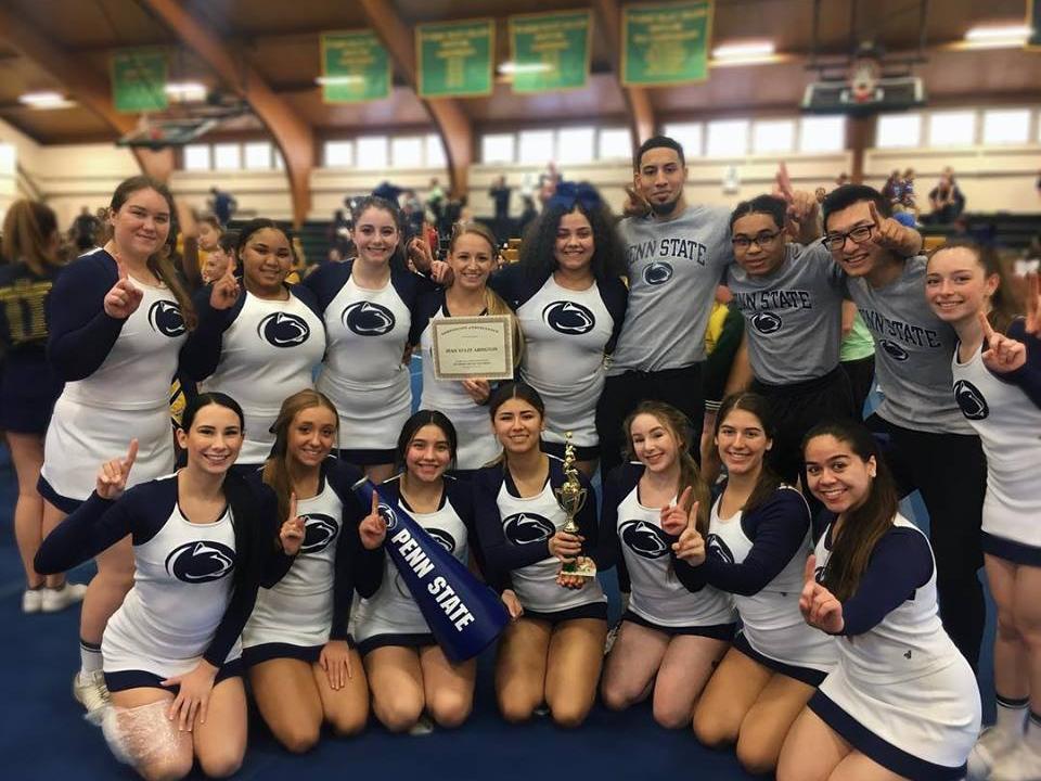 Cheerleading first place