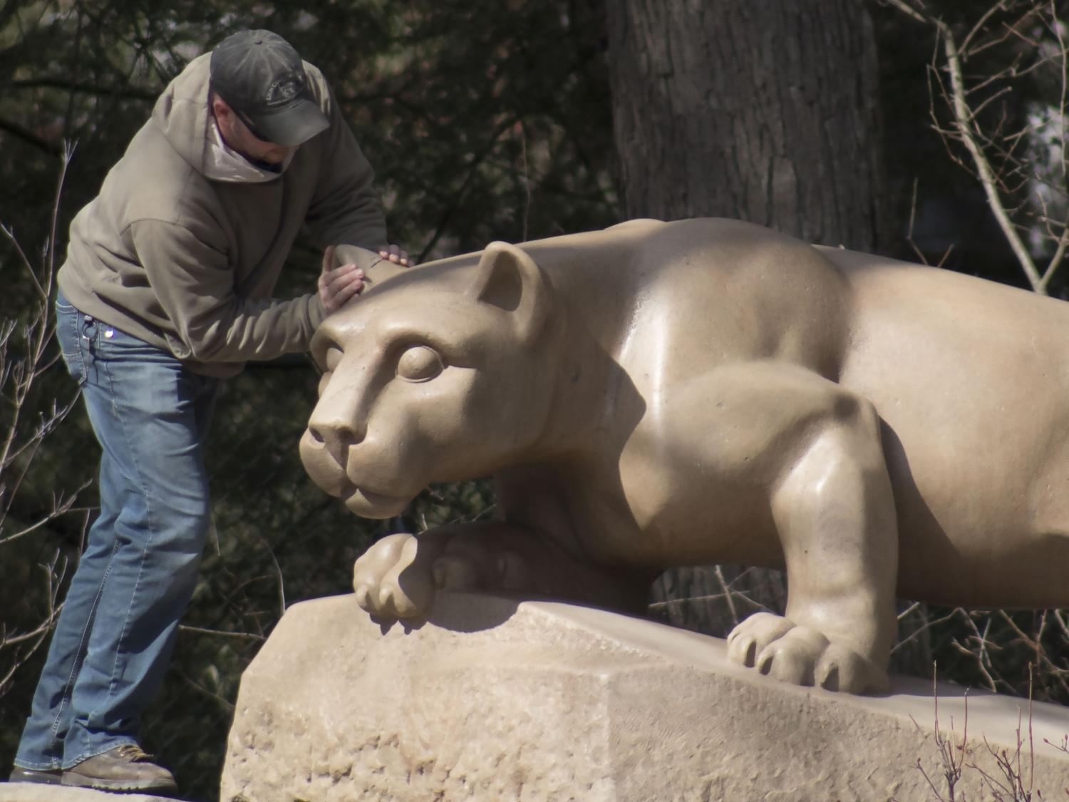 Nittany Lion Shrine repair