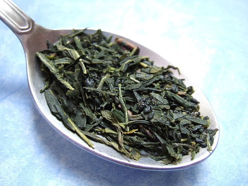 teaspoon of green tea