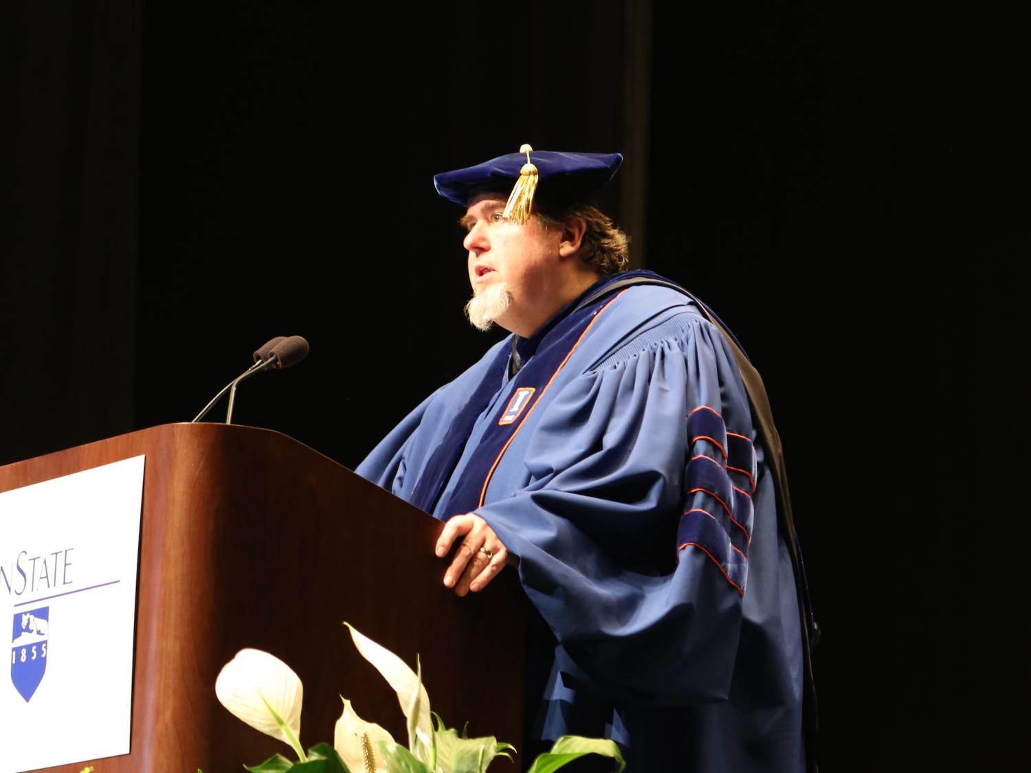 Craig Zabel at 2015 Commencement