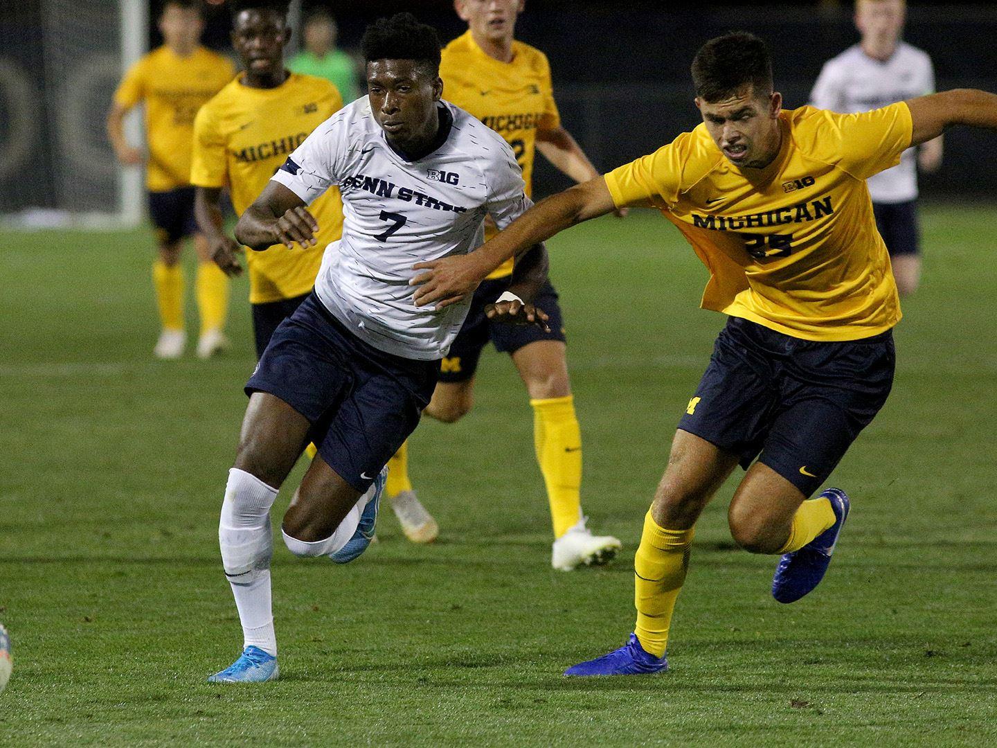 man playing soccer
