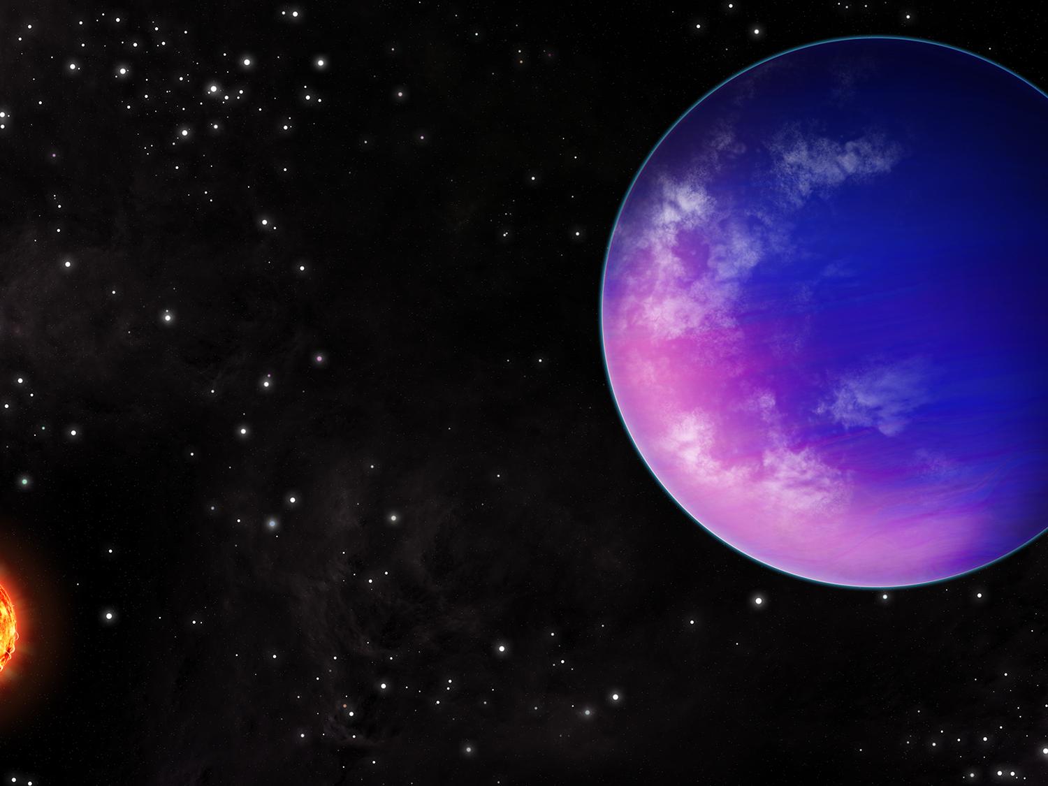 Artist impression of planet K2-25b
