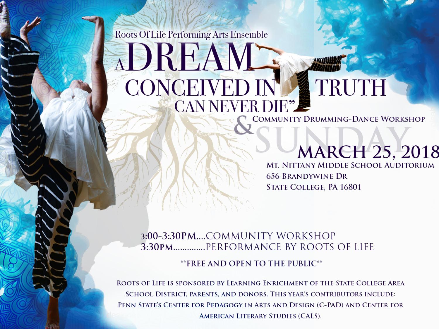 Roots of Life Performance Flyer