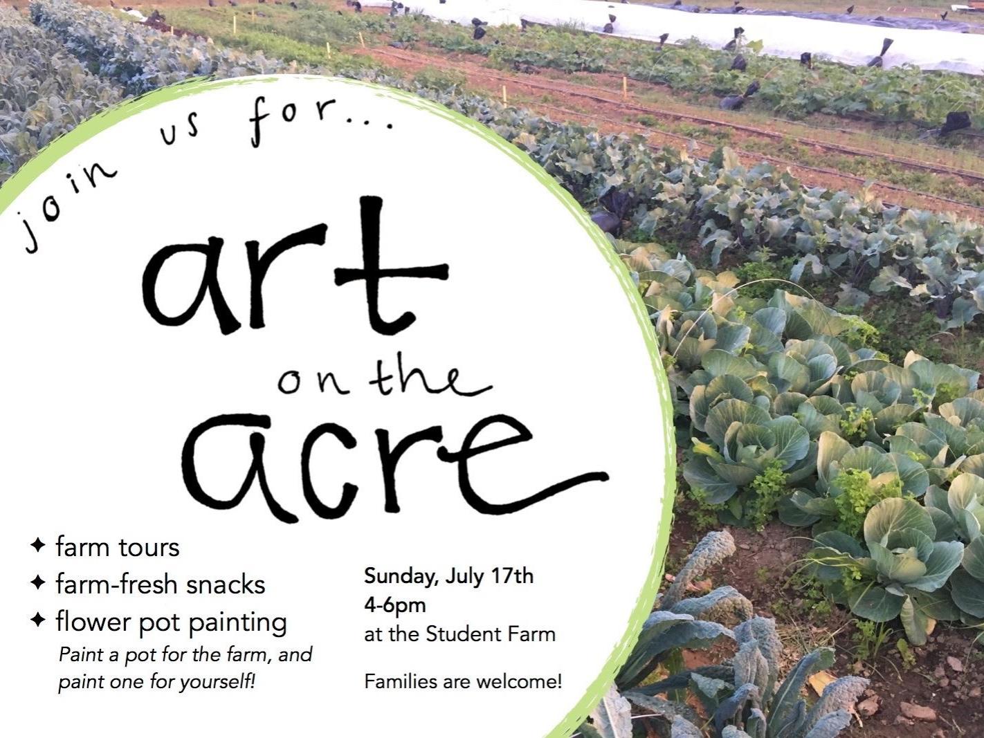 Art on the Acre event