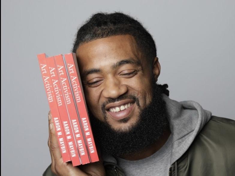 Following his time as a football player at Penn State and in the NFL, Aaron Maybin returned to his hometown of Baltimore to work as an artist, educator and activist. 