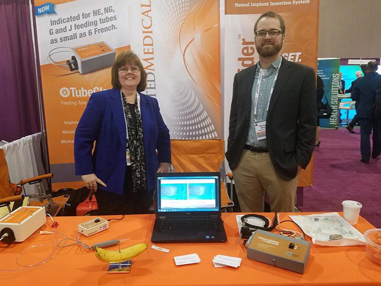  Actuated Medical at the MedTech Conference in Philadelphia. Photo via Actuated Medical Facebook