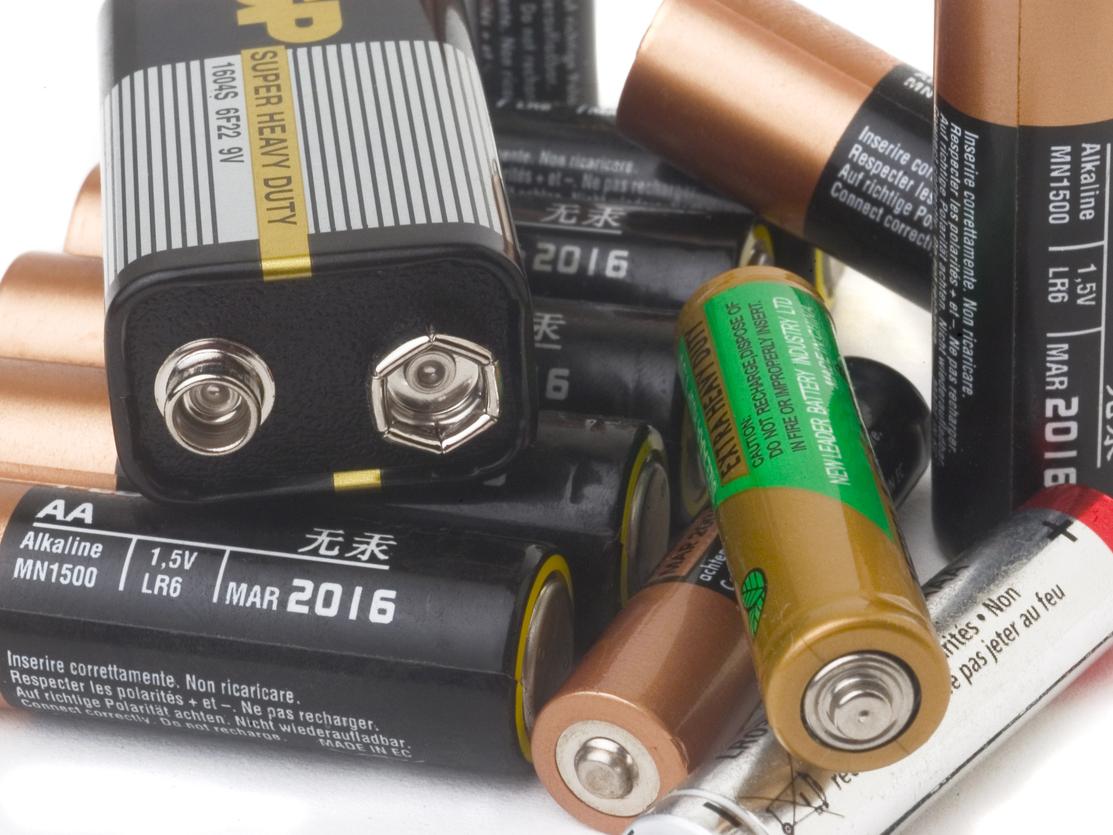 Alkaline batteries
