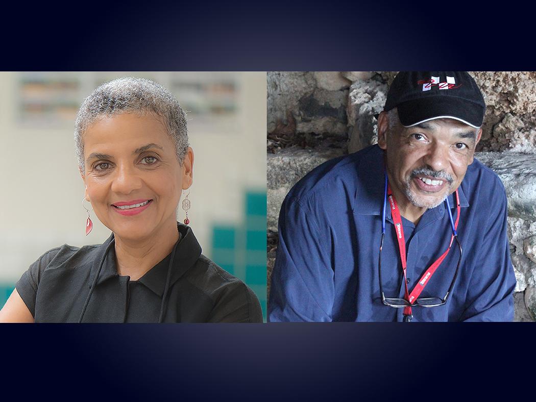Headshots of Diane Jones Allen and Austin Allen