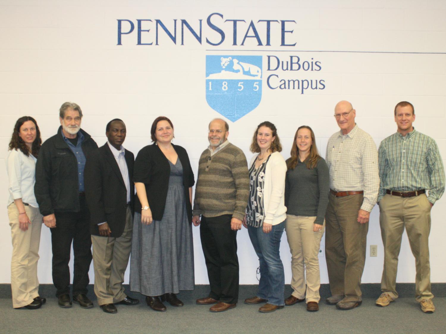 Gary Alt with Umbaugh Lecture Committee. 