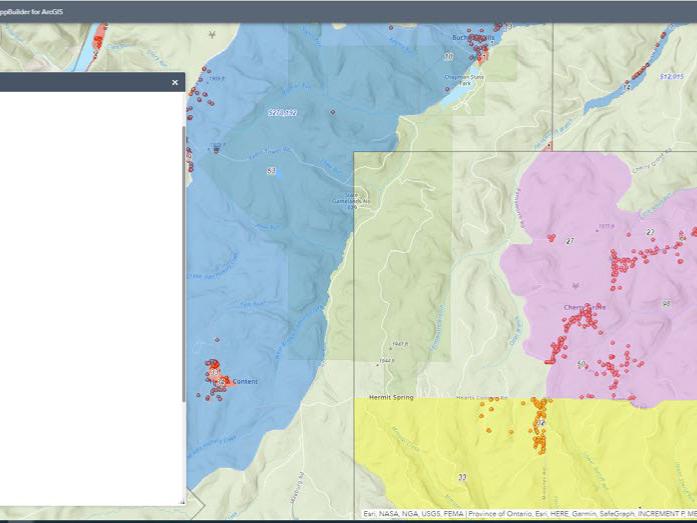 Broadband service map