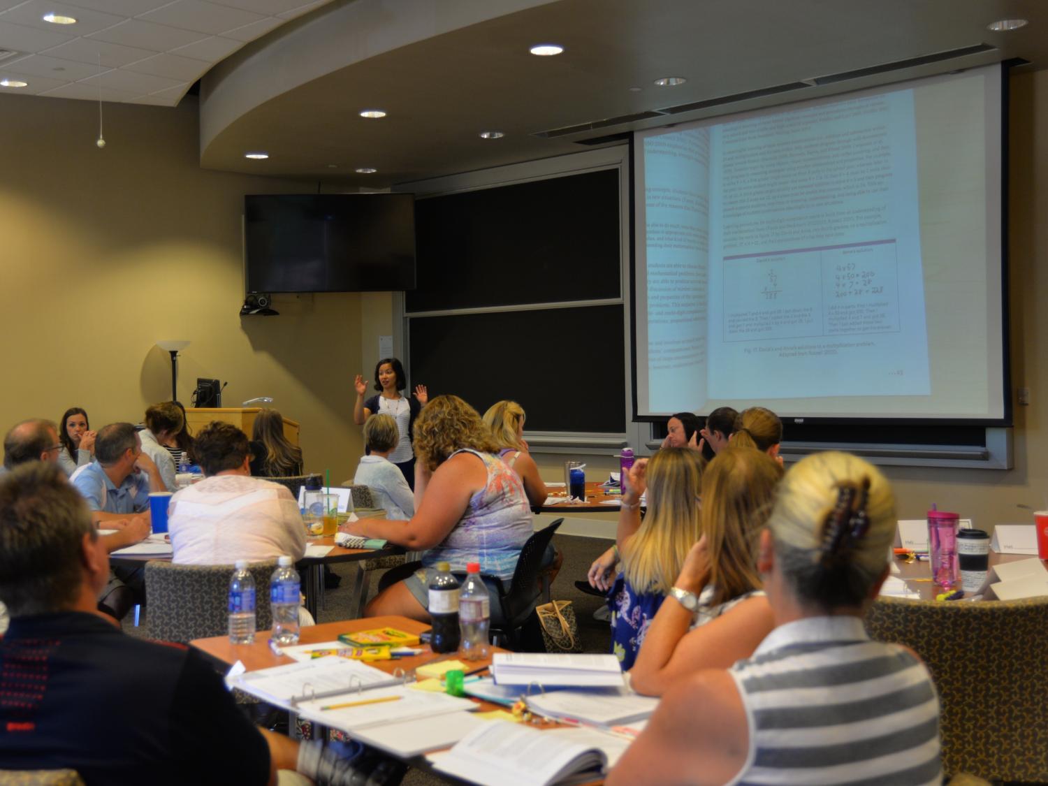 Andrea McCloskey leads PMI workshop