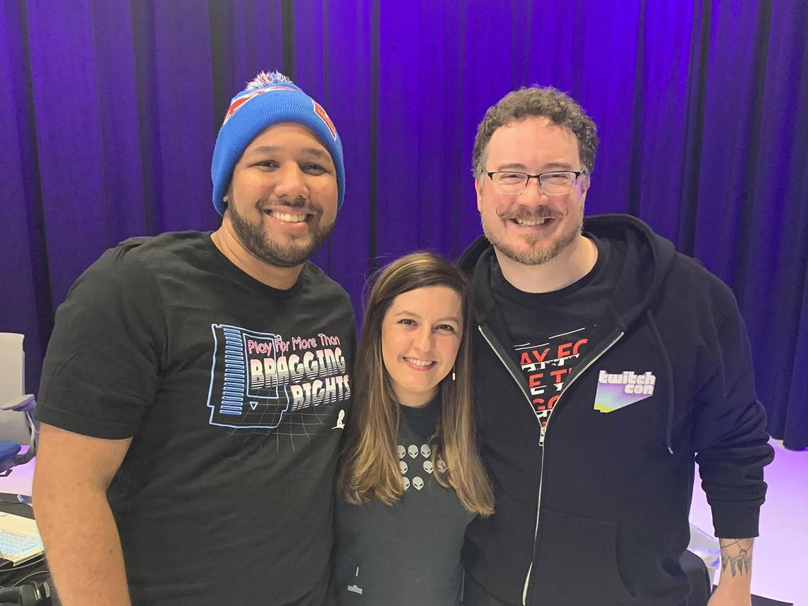 Pennsylvania College of Technology graduate Anna-Maree Manciet, a tireless fundraiser for St. Jude Children’s Research Hospital, is joined by friends Miguel Betances and Zachary Whitten. 