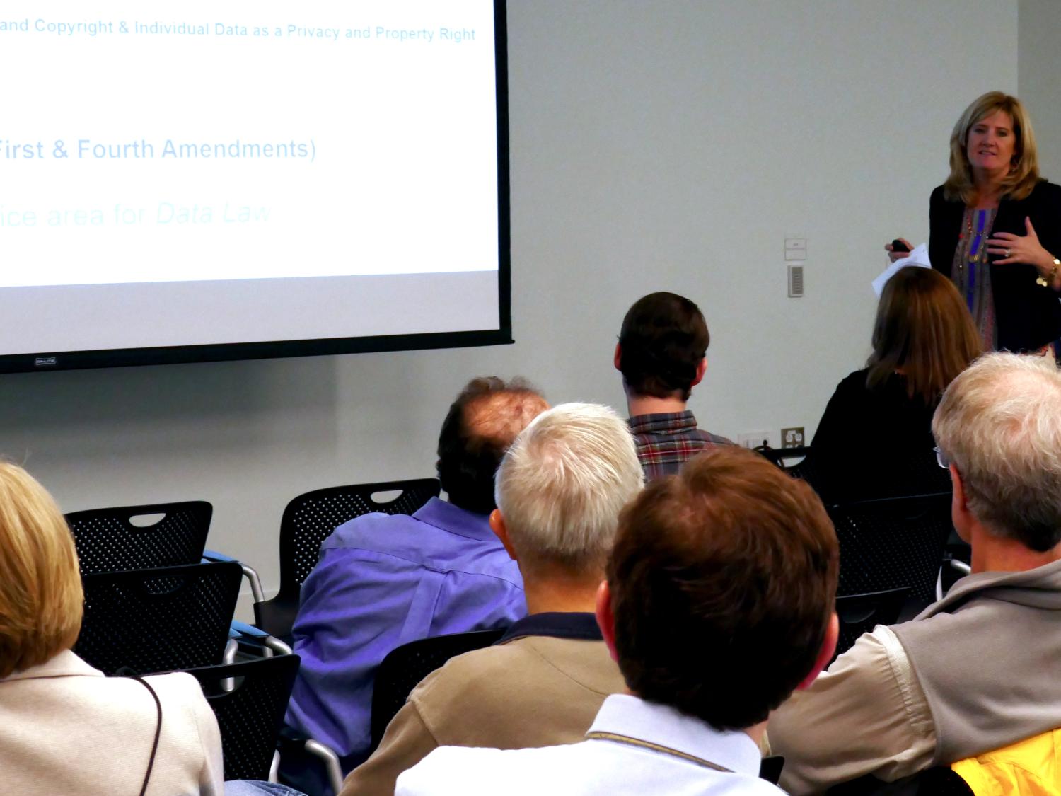 Anne T. McKenna, visiting professor of law at Penn State, presented “Data: Risks, Responsibilities, and Rights” at the ICS-ACI User Social on February 22, 2017.