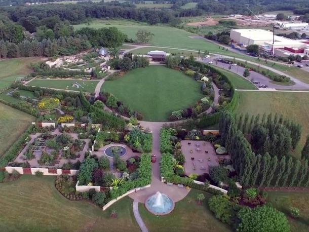 Aerial view of Arboretum
