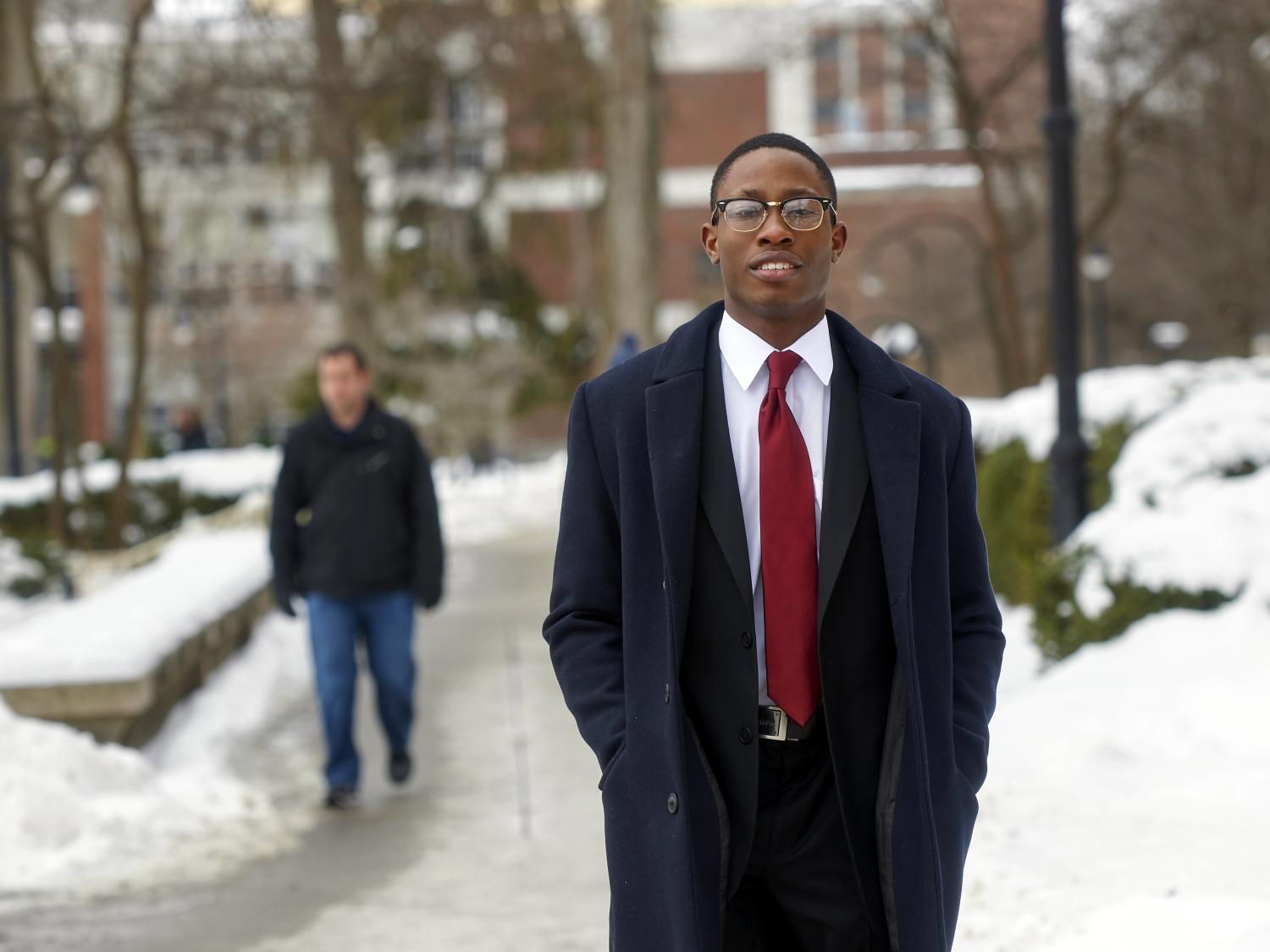Penn State engineering student Oluwasanmi Victor Ariyo