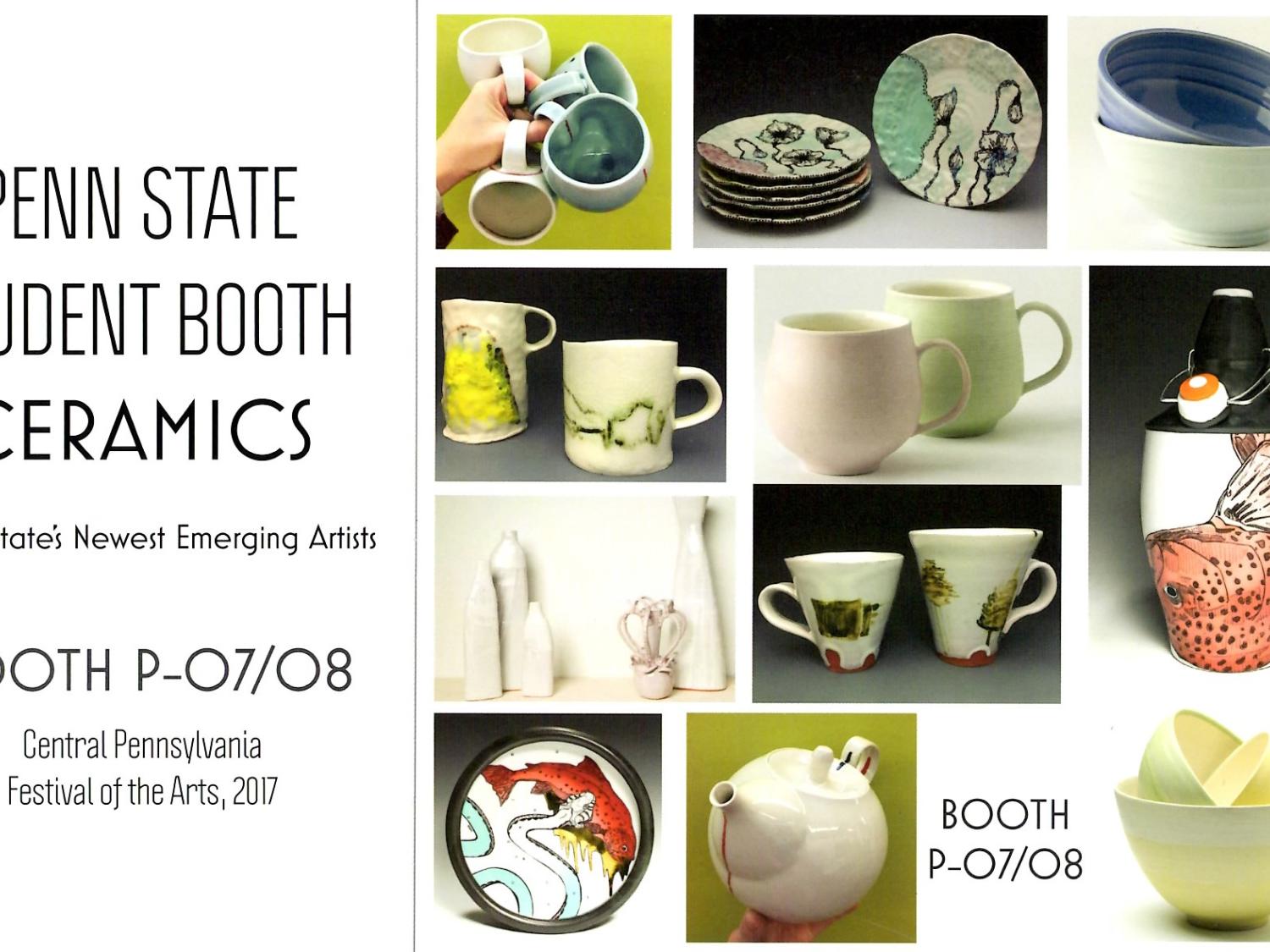 Penn State Ceramicists at Arts Festival