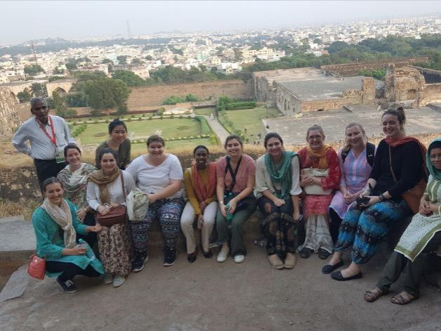 At Golconda Fort