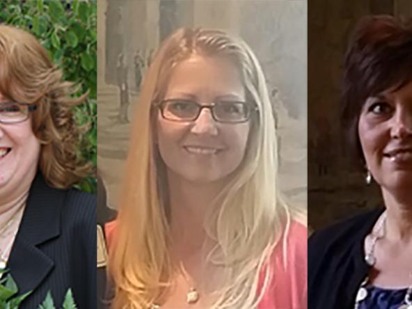Juls Kralik, Ruth Ann Herstek and Cherish McAulay