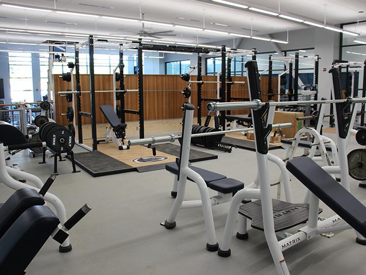 Beaver Athletics and Wellness Center fitness center.
