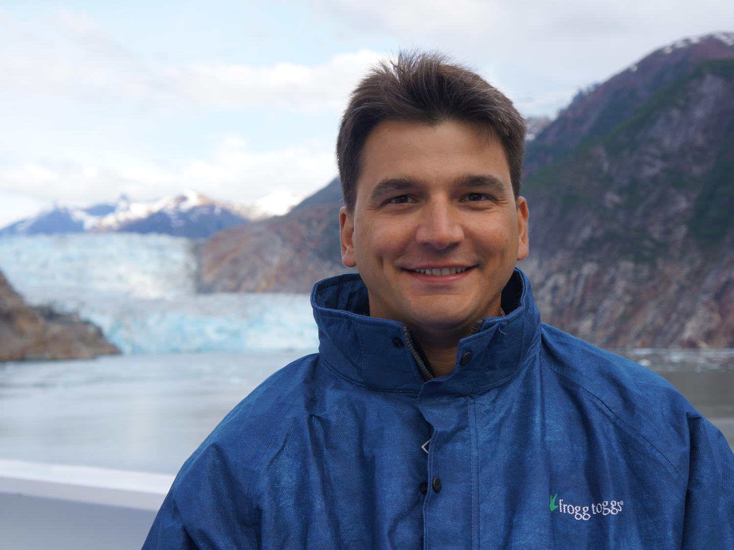 Associate Professor of Mathematics and Geosciences Byron Parizek.  