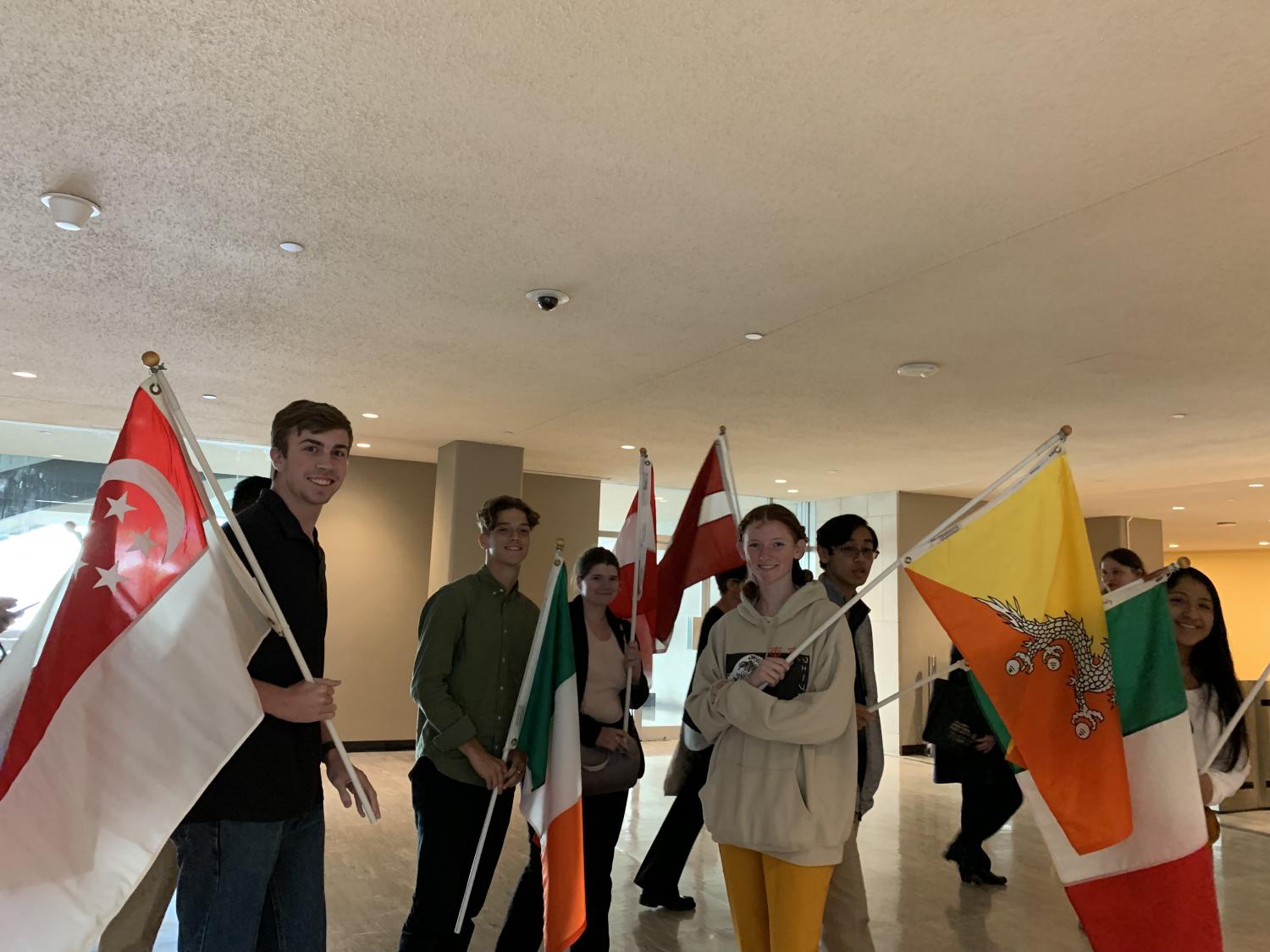 Penn State Brandywine students at the United Nations International Day of Peace Student Observance