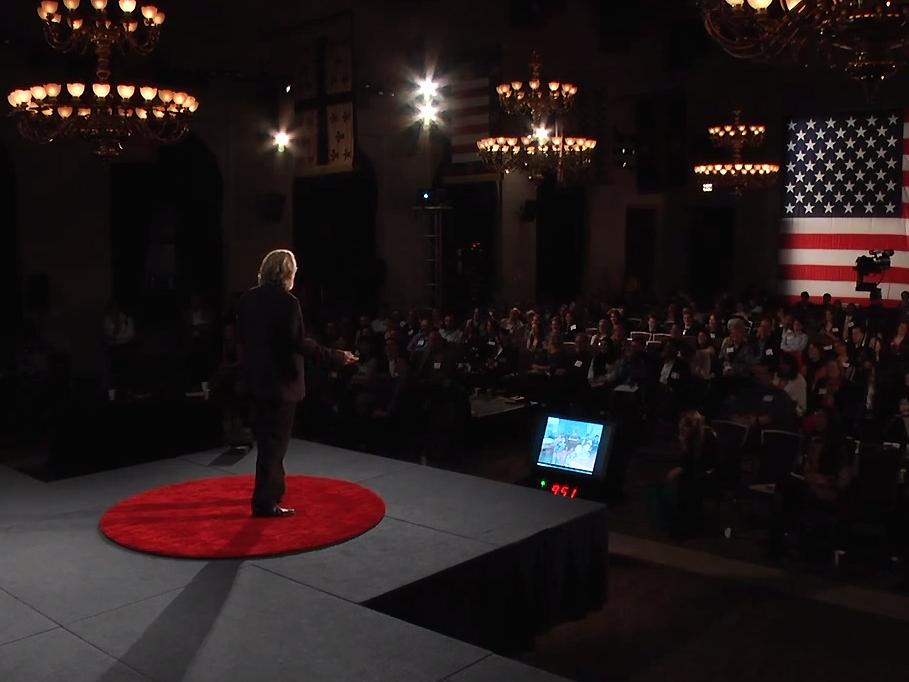 David Baker presenting