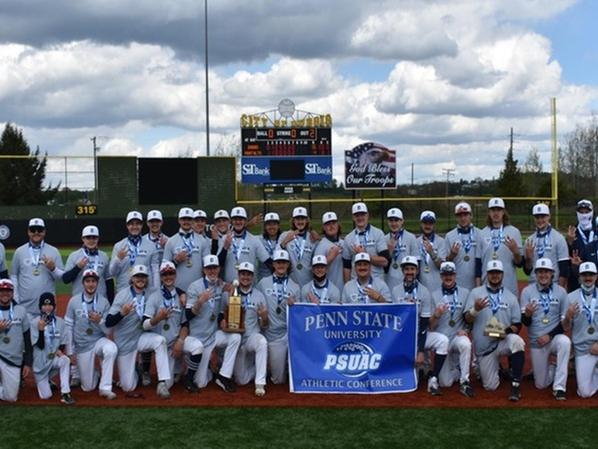 The Penn State DuBois baseball team was named the 3 time PSUAC Champions.