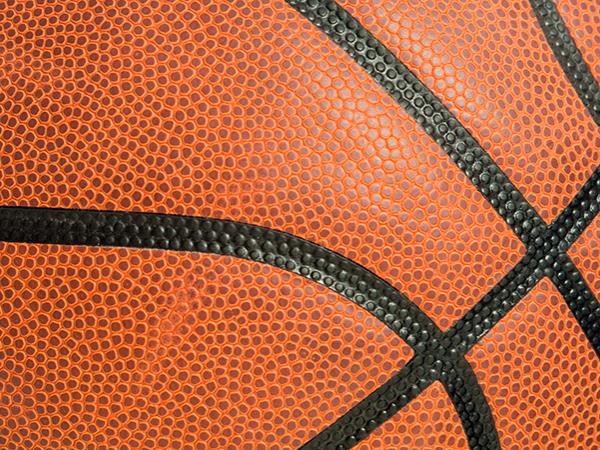 Basketball closeup