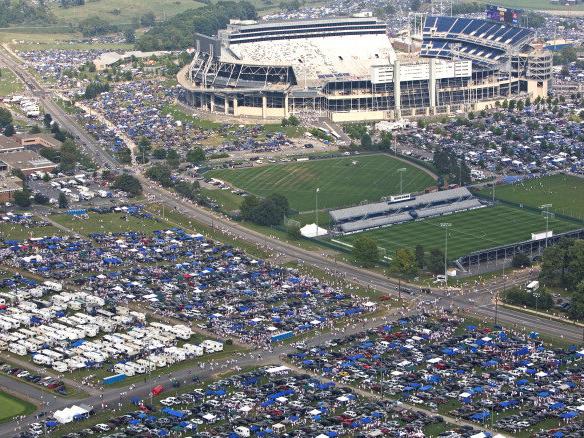 Beaver Stadium Parking Lots