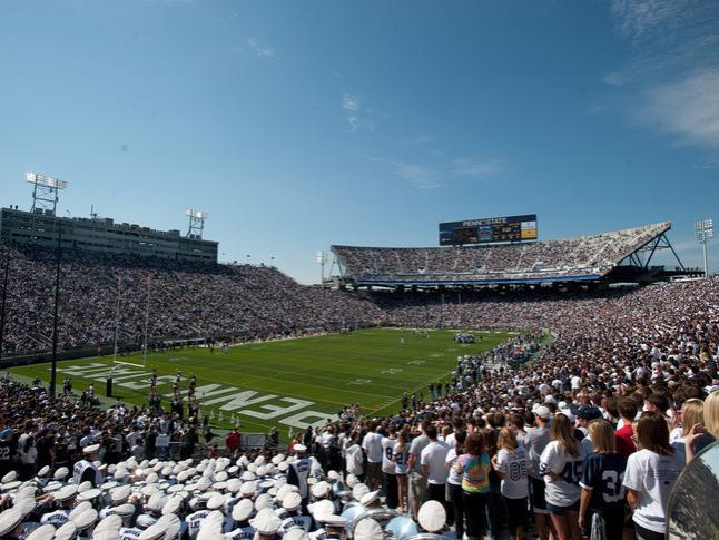 wide angle Beaver Stadium