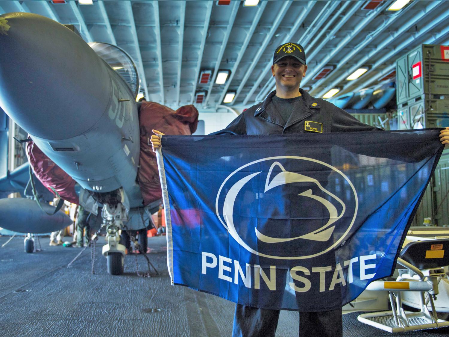 Ben Haight, Penn State Law alumni and lieutenant in the Navy JAG Corps 