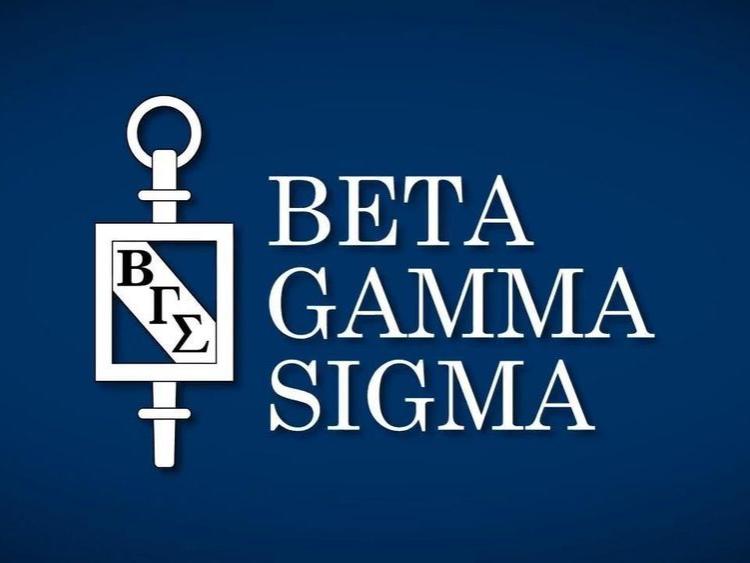 The logo for the Beta Gamma Sigma honor society