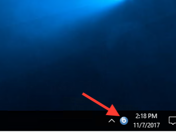 IBM Big Fix icon location on computer desktop