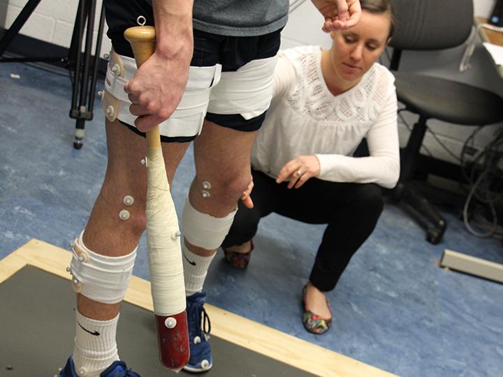 Berks student participates in Biomechanics day.