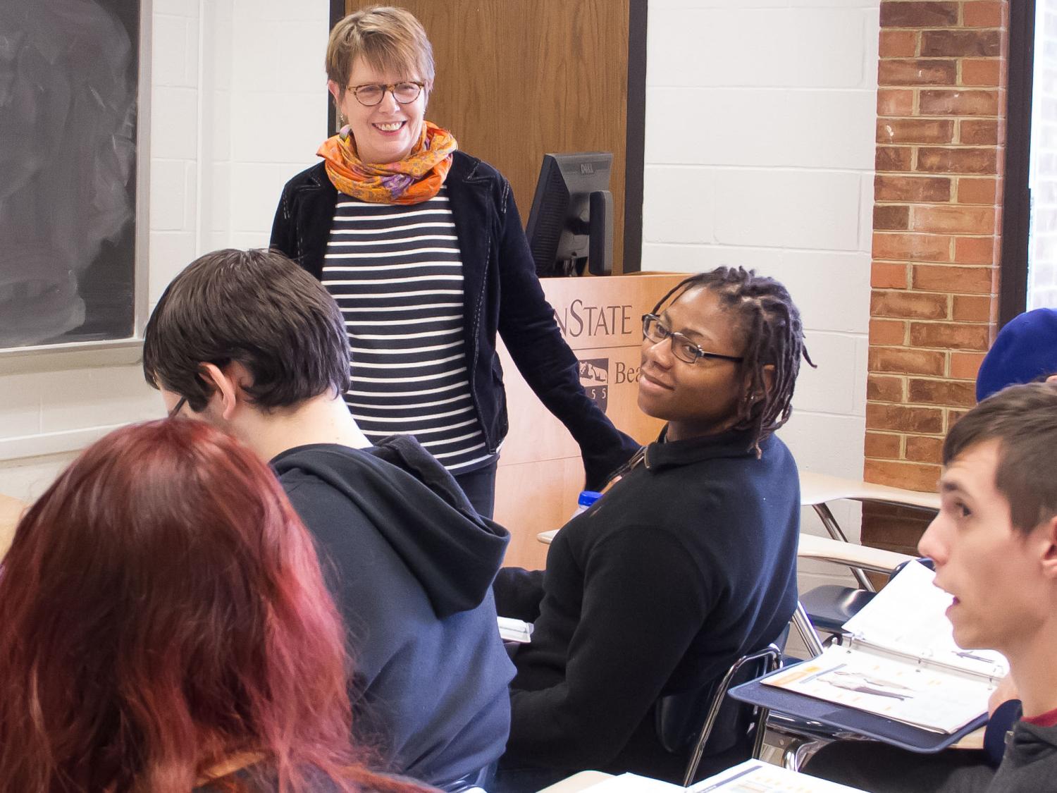 Faculty in classroom