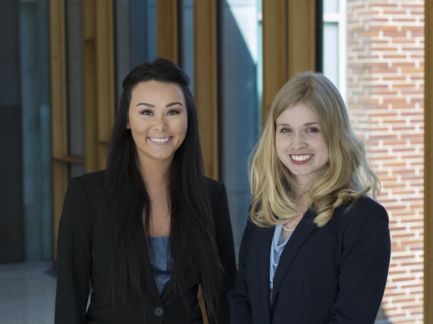 Mari Boyle and Rachel Tunney win Dickinson Law 1L Mock Trial Competition 
