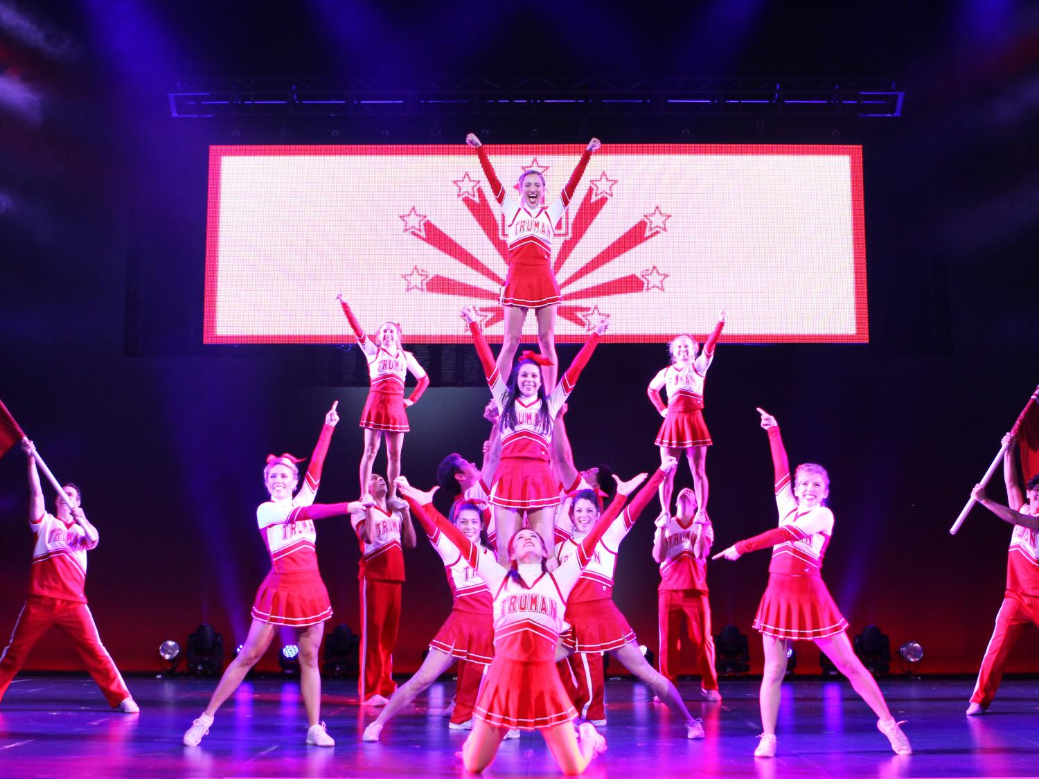 A scene from “Bring it On: The Musical” 