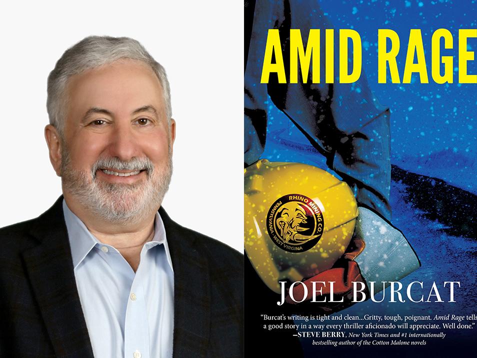 Joel Burcast and cover of Amid Rage