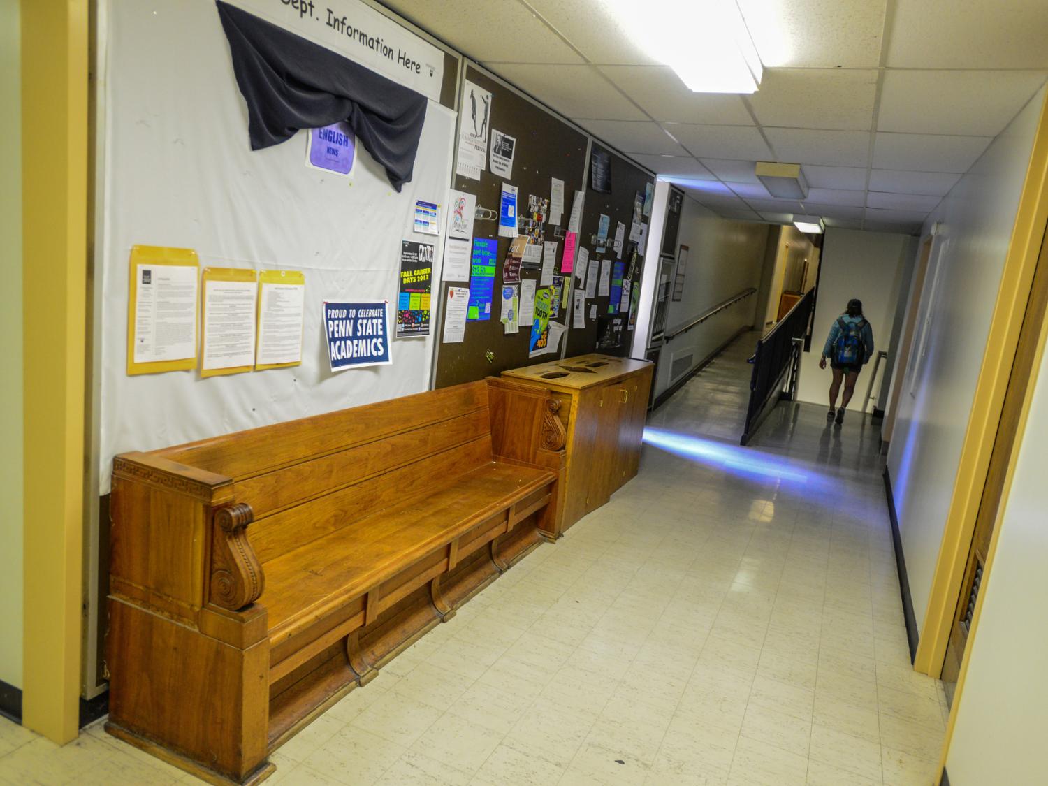 The first floor of Burrowes Building