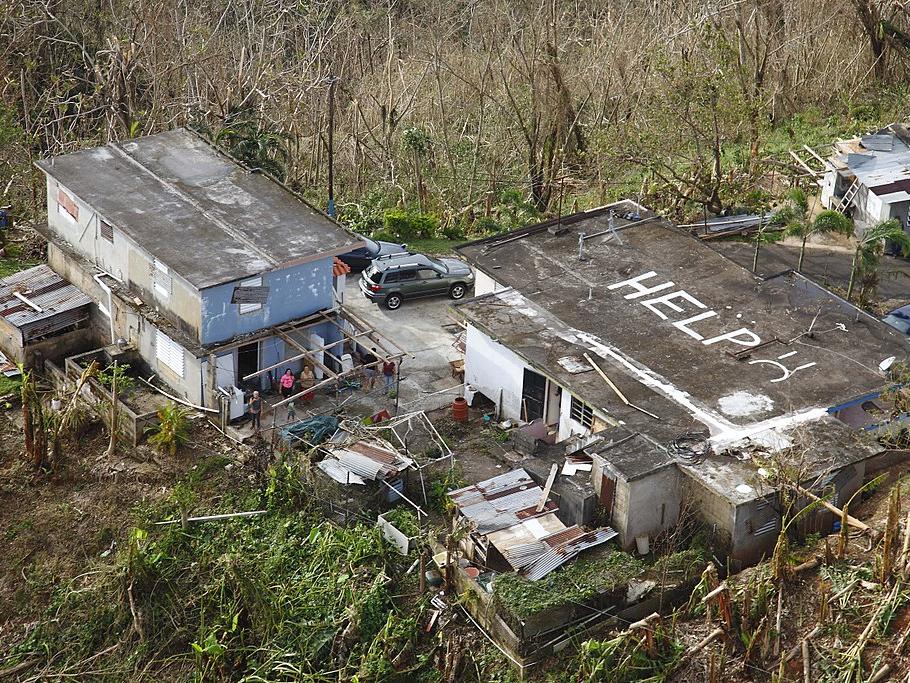 Hurricane Maria devastation