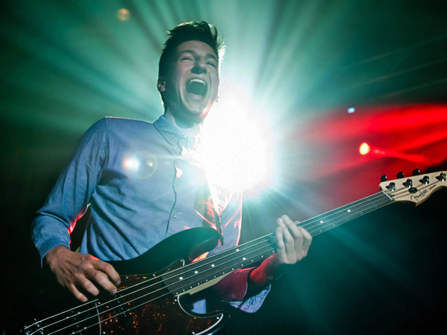 Jon Callan, Schreyer Honors College Scholar and bassist for "Mute Cities," 2015 Battle of the Bands winner