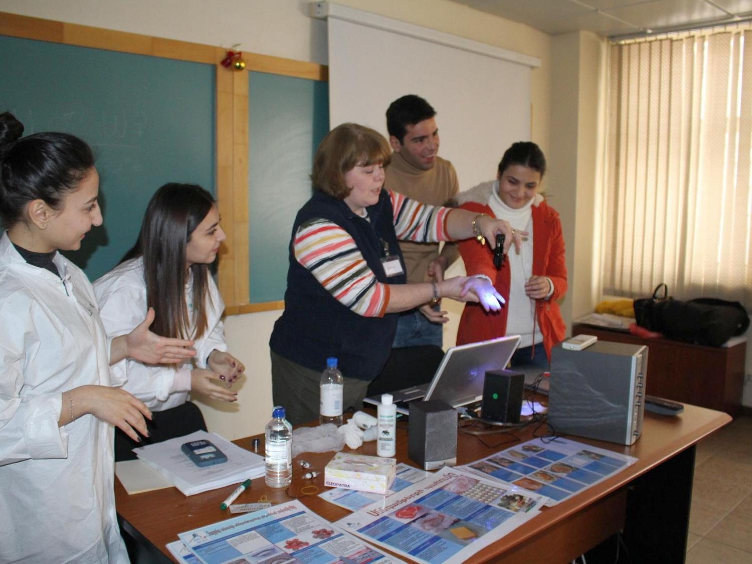 Cathy Cutter in Armenia