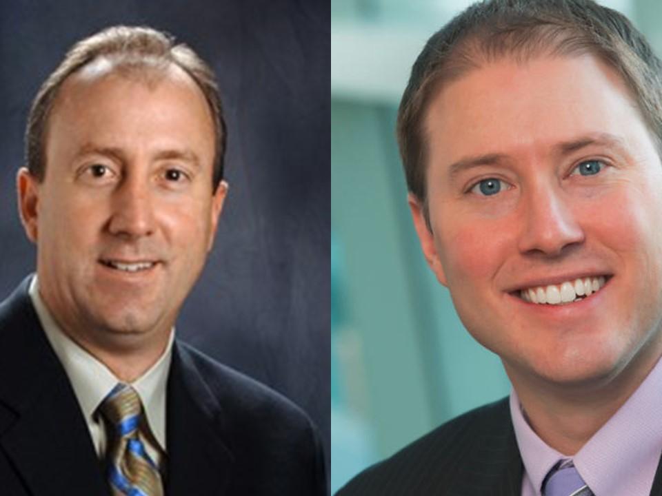 headshot photos of Cavaliere and Hettes