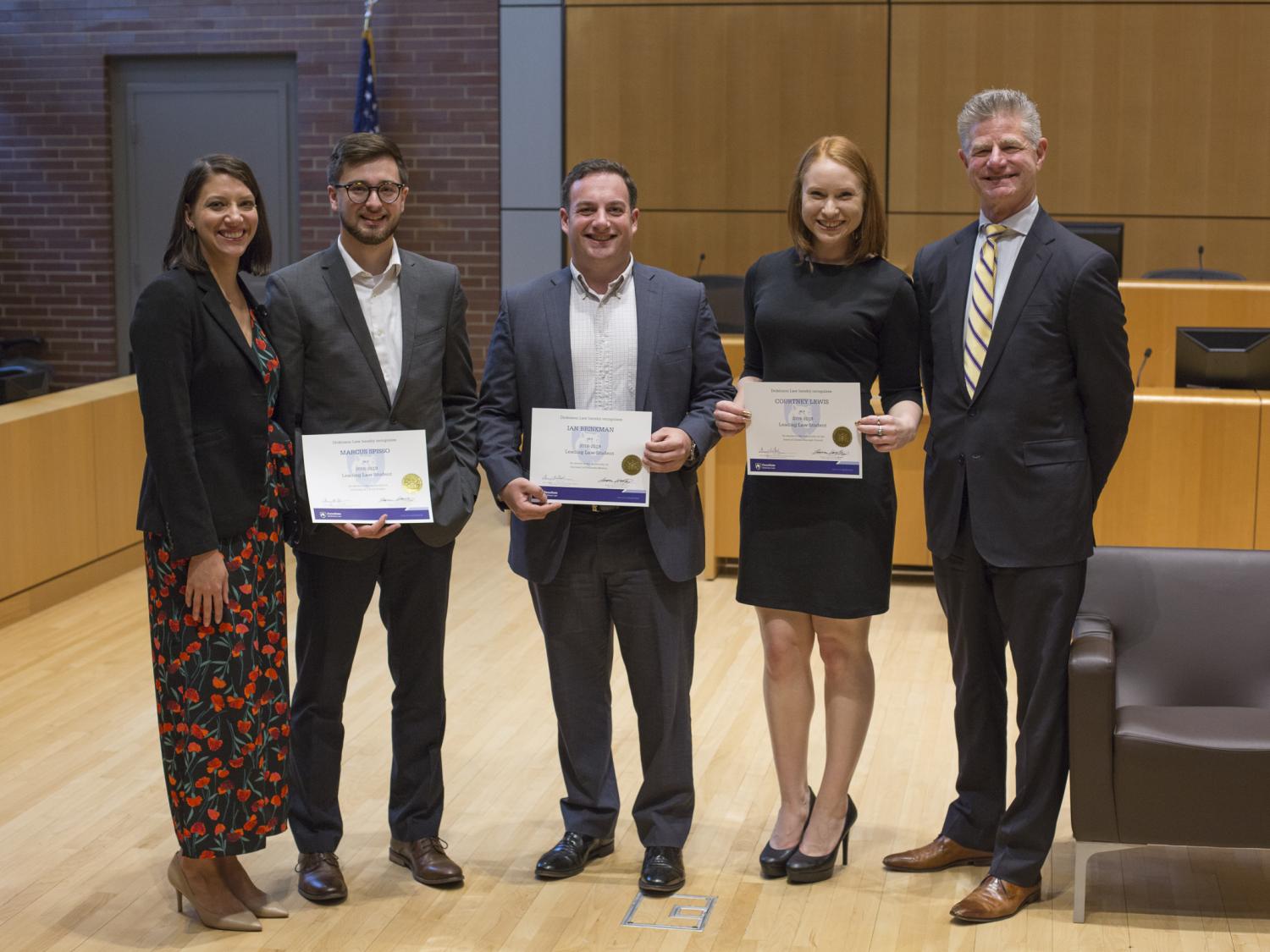 Dickinson Law students recognized for commitment to service