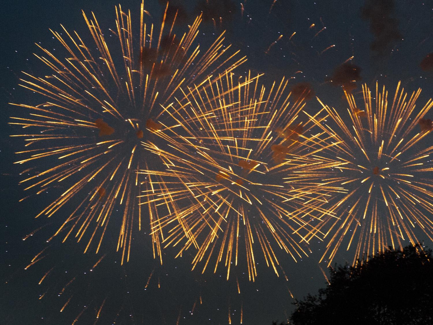 Fireworks at Central PA 4th Fest